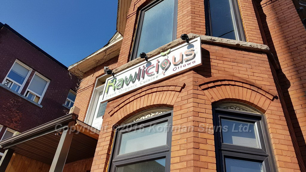 Exterior Wall mounted sign